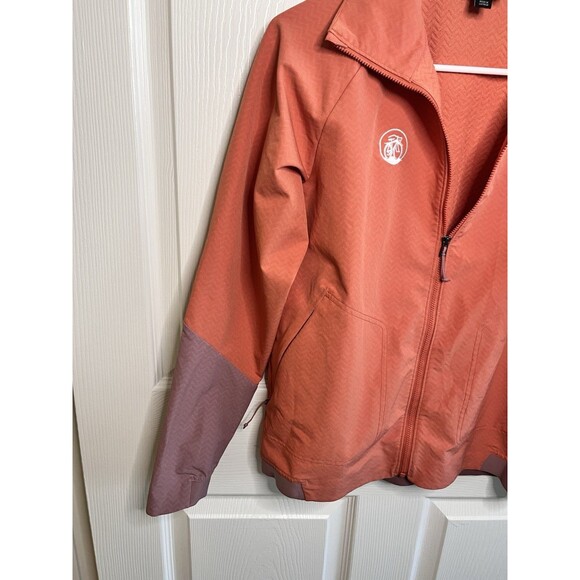 Patagonia Jacket Womens Small Orange Purple R1 CrossStrata New Belgium Beer - Picture 3 of 10